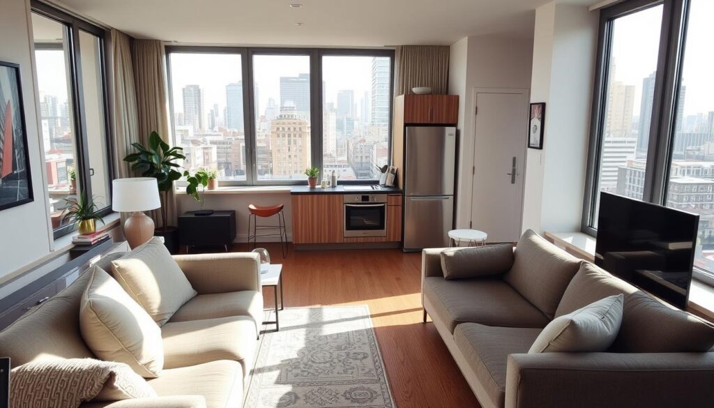 A cozy and modern apartment nestled in the heart of a vibrant city, showcasing Marcin Bosacki's refined personal style. The foreground features a well-appointed living room with plush furnishings, natural light streaming through large windows, and carefully curated decor that reflects Marcin's sophisticated taste. The middle ground reveals a minimalist kitchen, with sleek, high-end appliances and a clean, uncluttered aesthetic. In the background, the cityscape outside the windows provides a dynamic urban backdrop, hinting at Marcin's cosmopolitan lifestyle. The overall scene conveys a sense of comfort, sophistication, and a touch of understated elegance - a true reflection of Marcin Bosacki's private haven. A cozy and modern apartment nestled in the heart of a vibrant city, showcasing Marcin Bosacki's refined personal style. The foreground features a well-appointed living room with plush furnishings, natural light streaming through large windows, and carefully curated decor that reflects Marcin's sophisticated taste. The middle ground reveals a minimalist kitchen, with sleek, high-end appliances and a clean, uncluttered aesthetic. In the background, the cityscape outside the windows provides a dynamic urban backdrop, hinting at Marcin's cosmopolitan lifestyle. The overall scene conveys a sense of comfort, sophistication, and a touch of understated elegance - a true reflection of Marcin Bosacki's private haven.