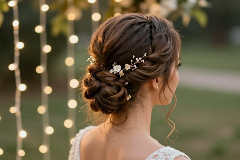 Upięta fryzura na wesele